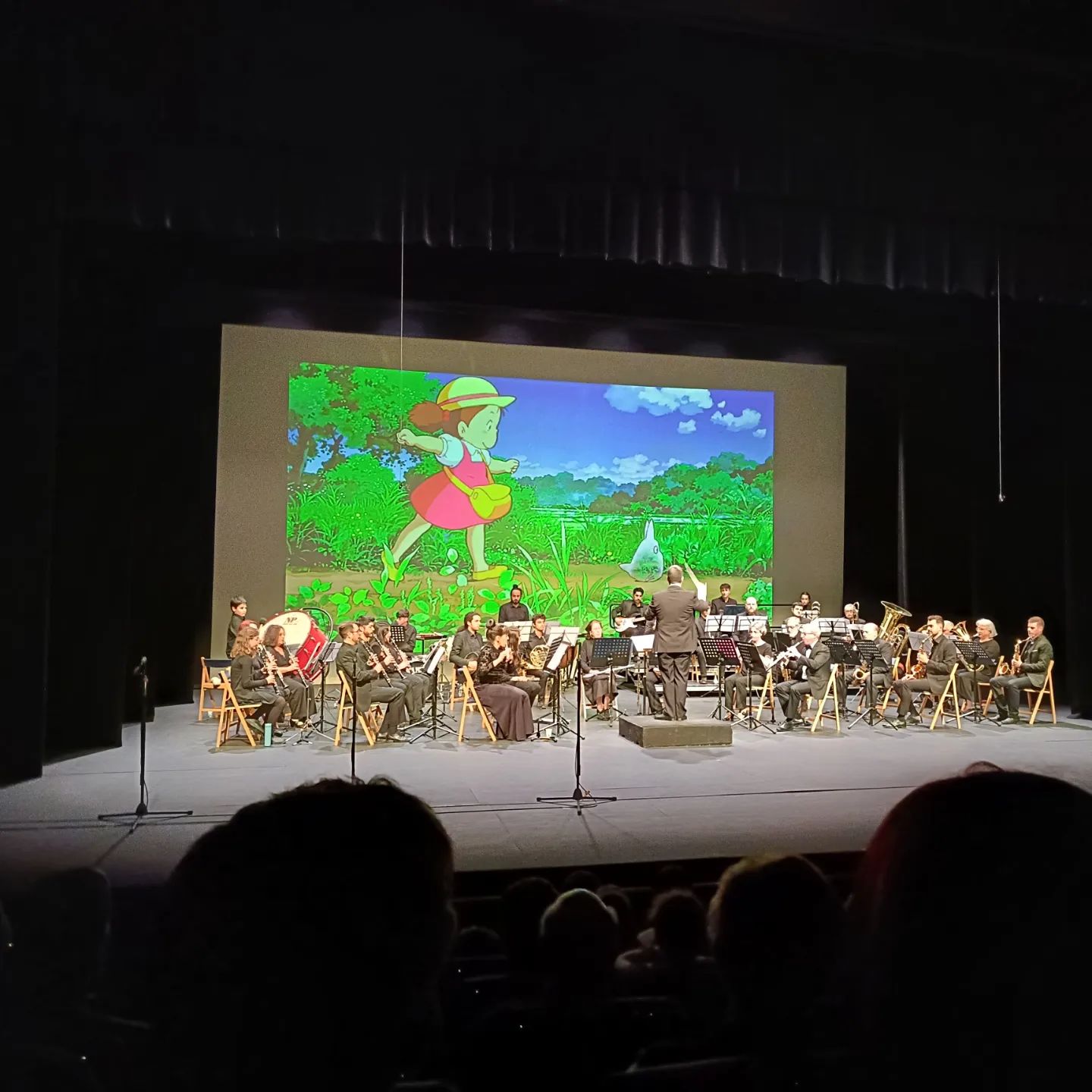 Banda de Música de La Ynseparable durante una actuación