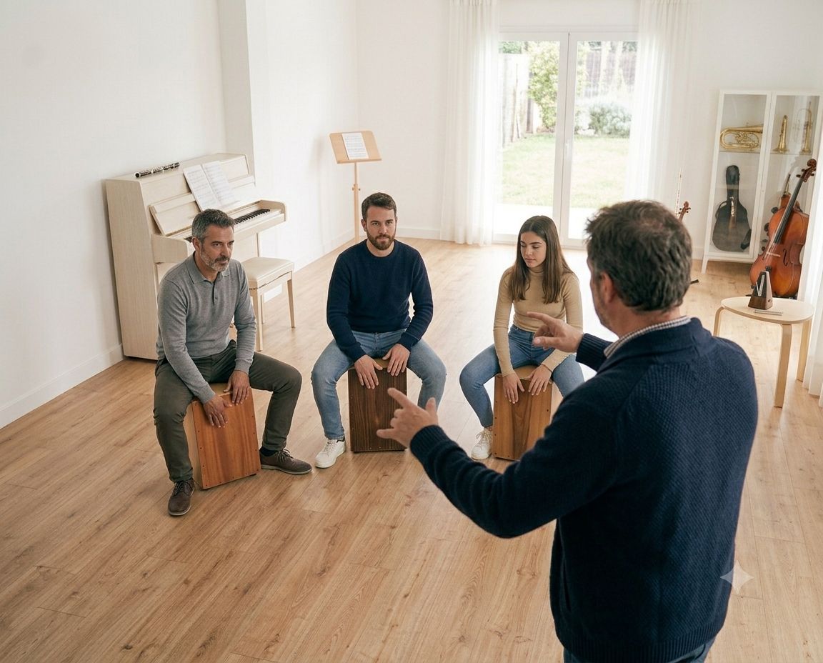 Clase de cajón flamenco